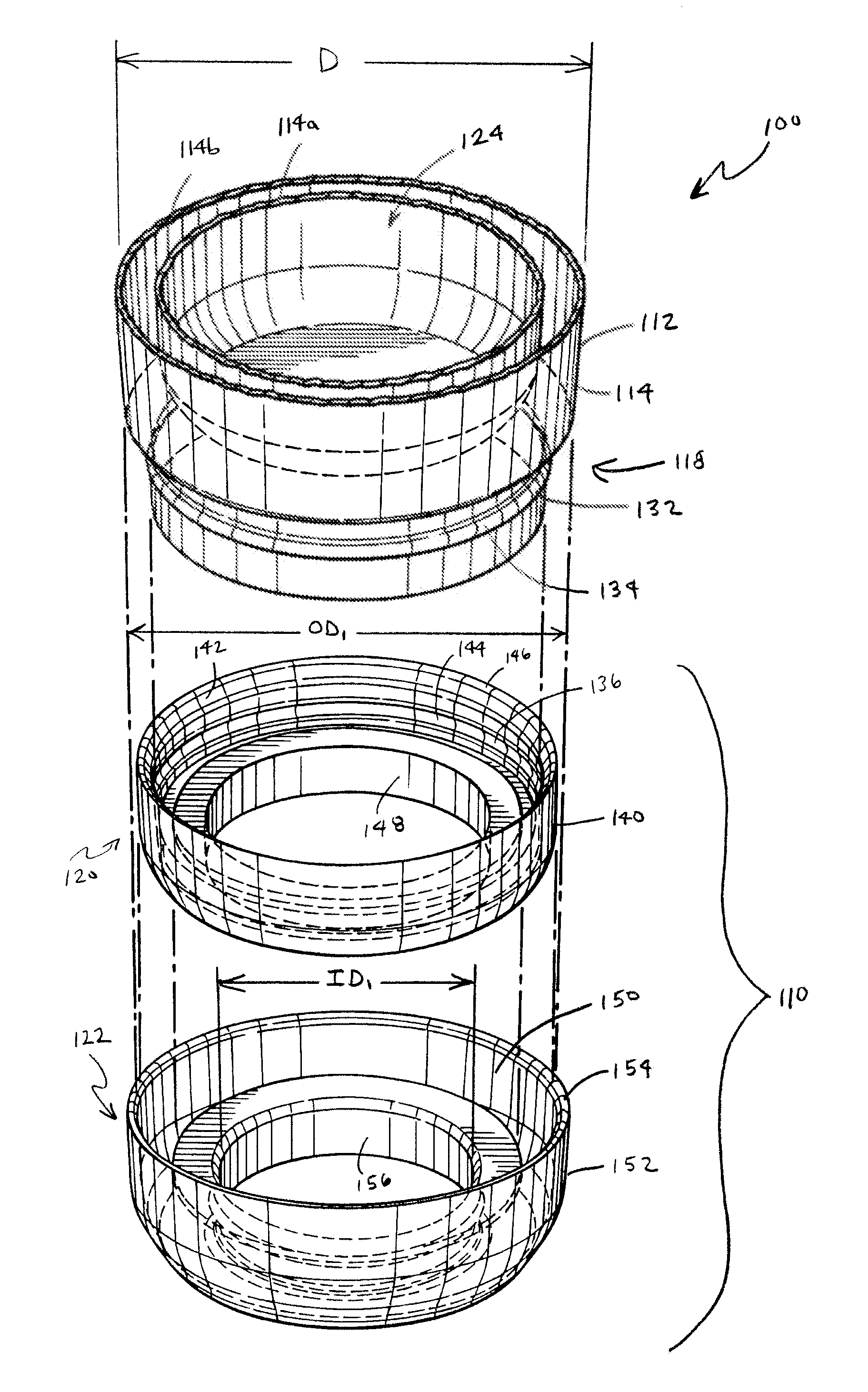 Bottom pad for beverage container