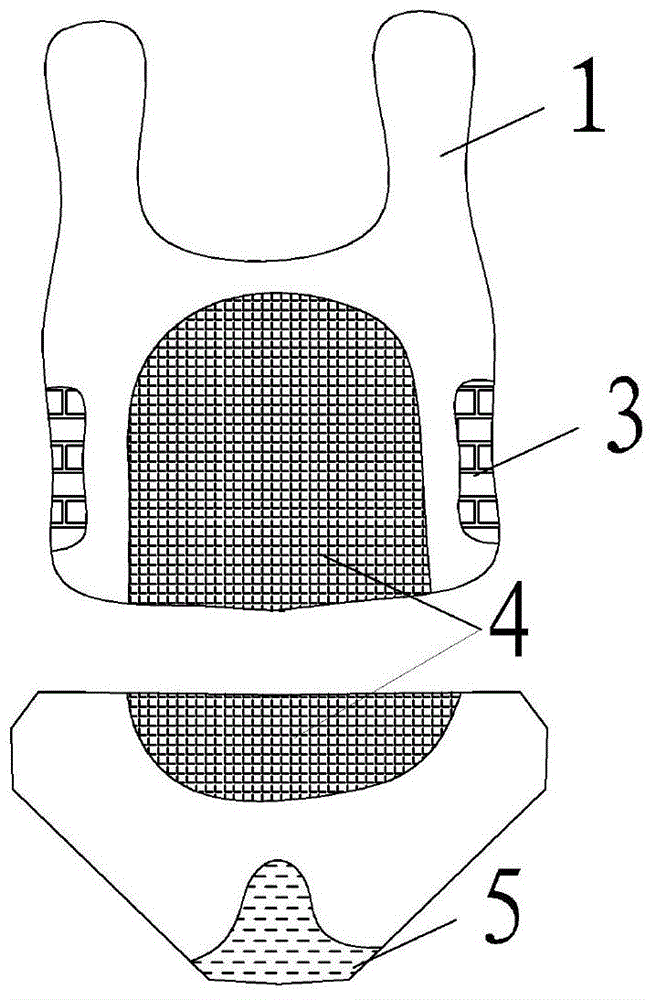 Health care underwear containing silks