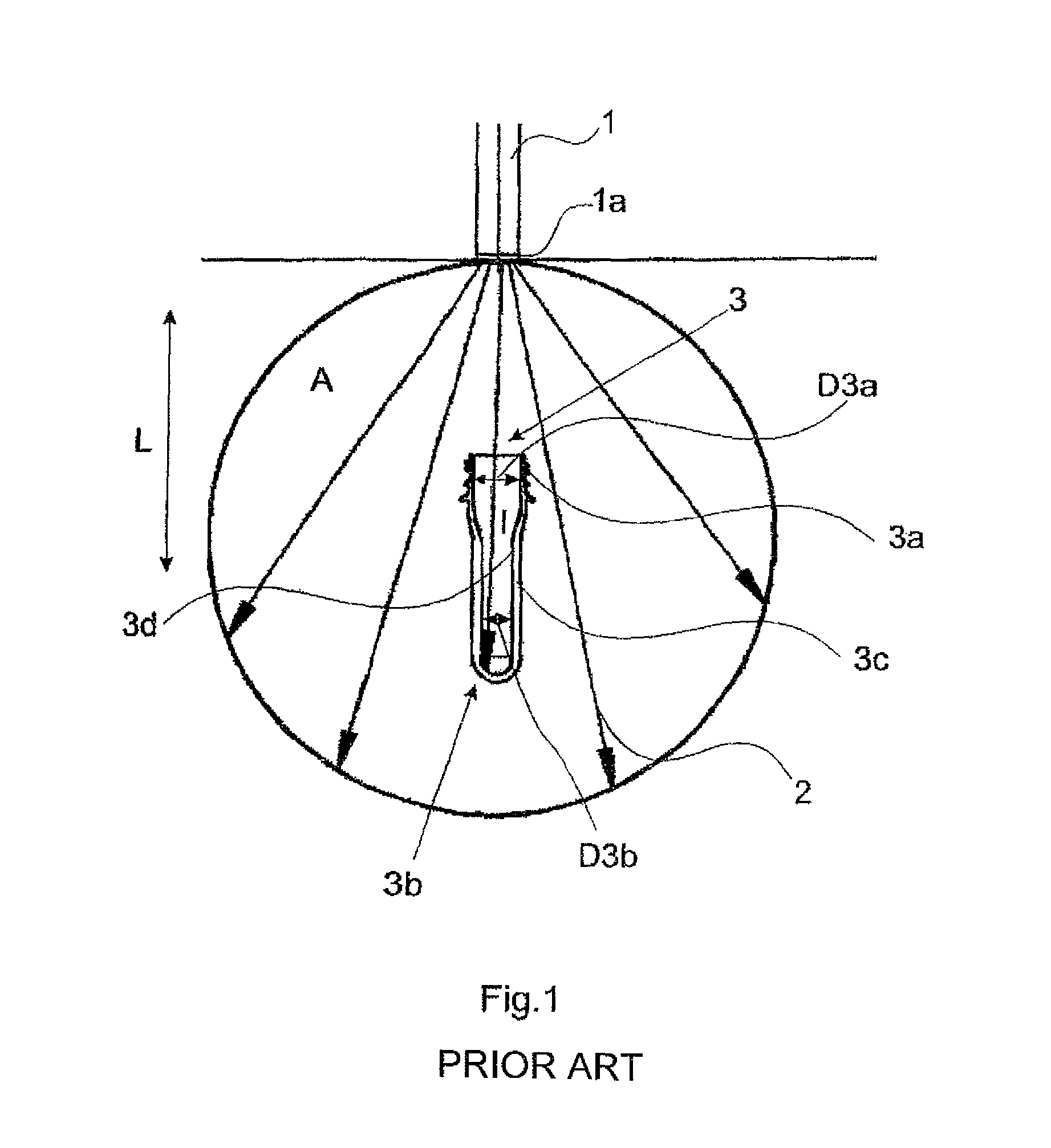 Apparatus and method of sterilizing inner walls of containers with a reflector apparatus