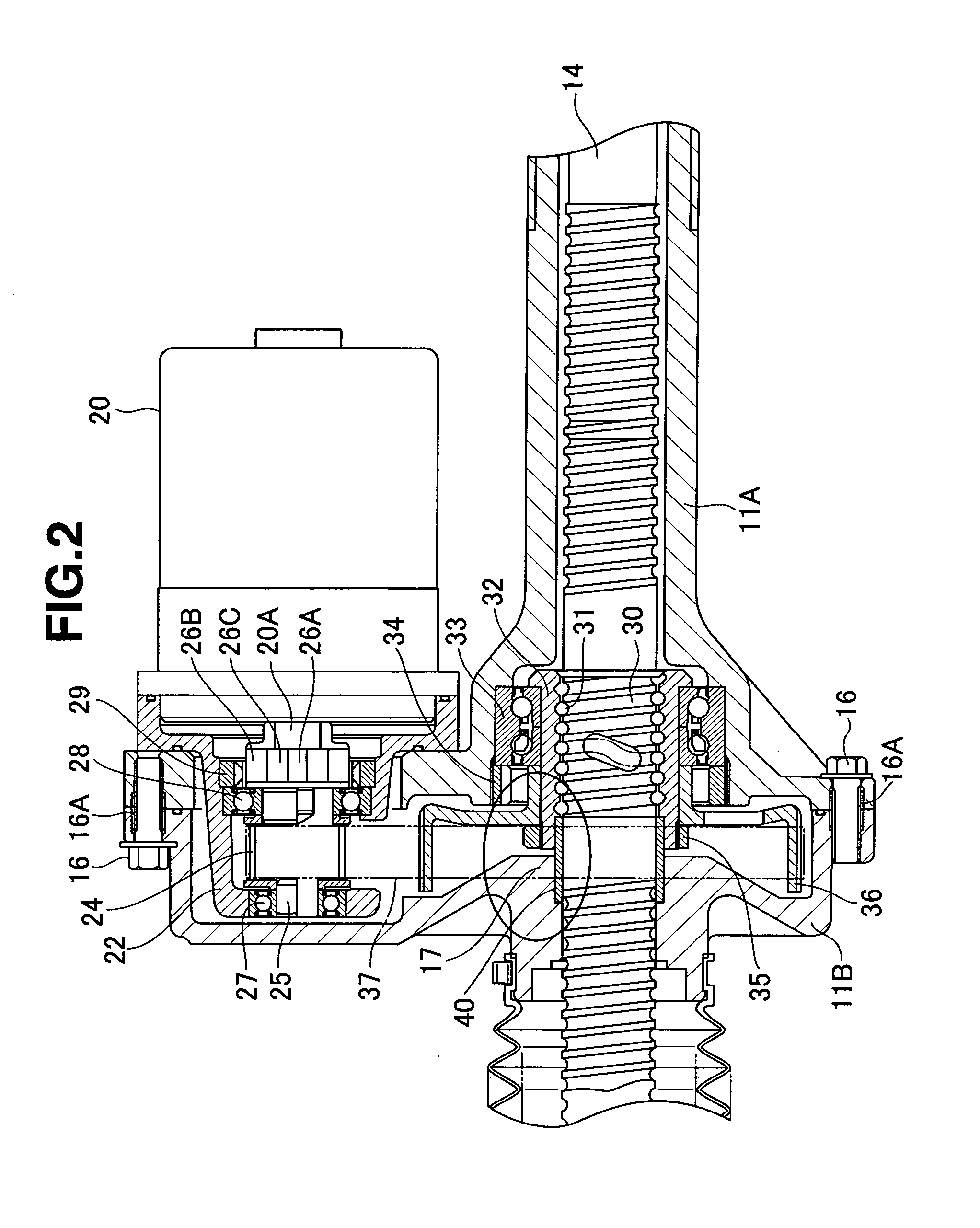 Motor-driven power steering apparatus