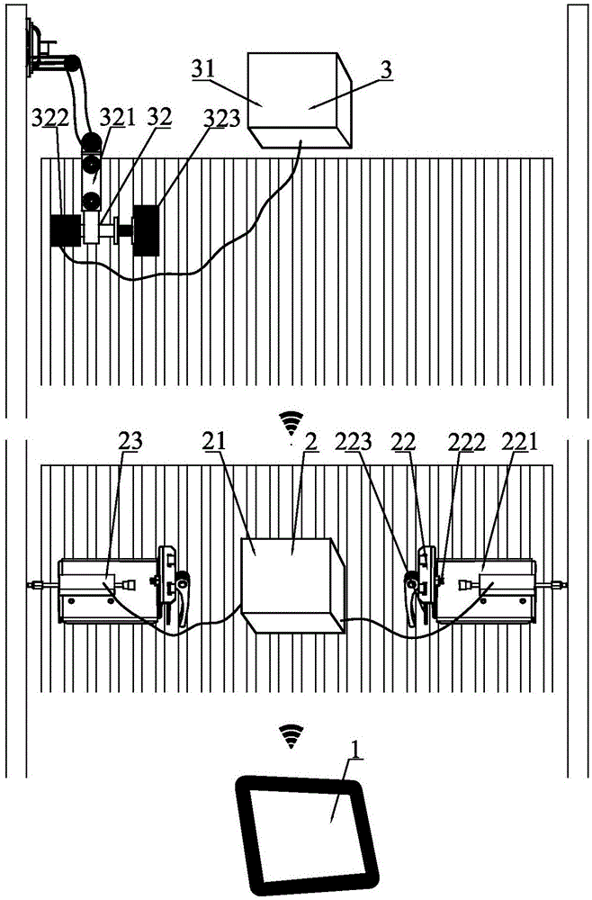 Step and skirt panel safety gap measurement and hidden danger positioning system and method for escalator