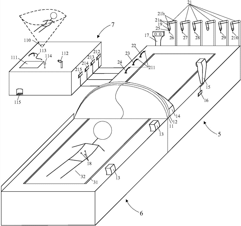 Surgical system for hepatobiliary surgery department