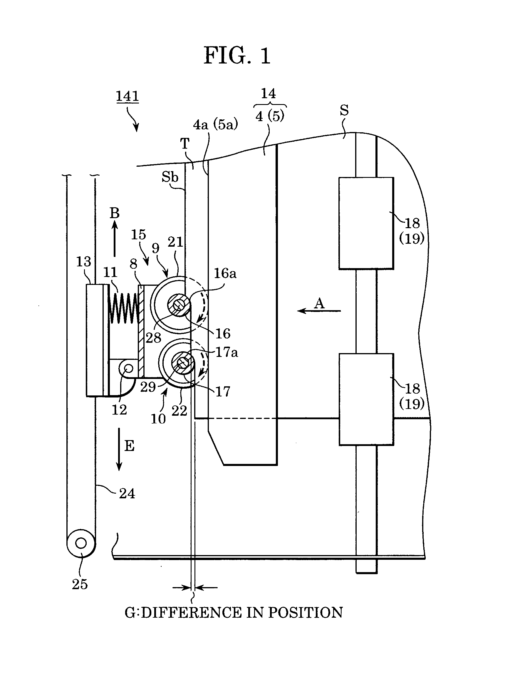 Folded back portion flattening device, sheet processor, and image forming apparatus