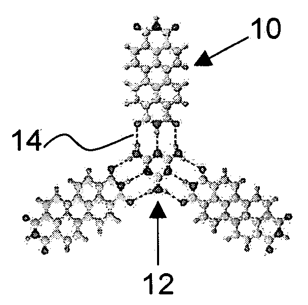 Molecular templating of a surface