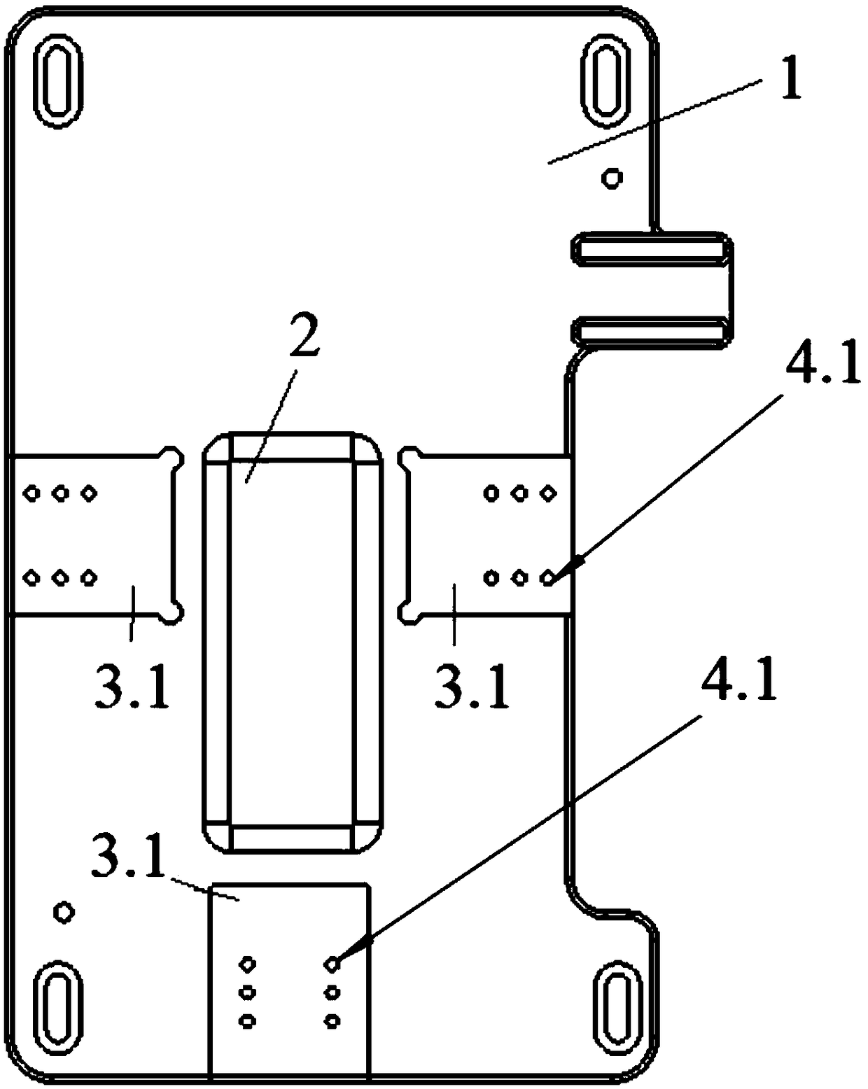 Universal type electronic screen positioning carrier