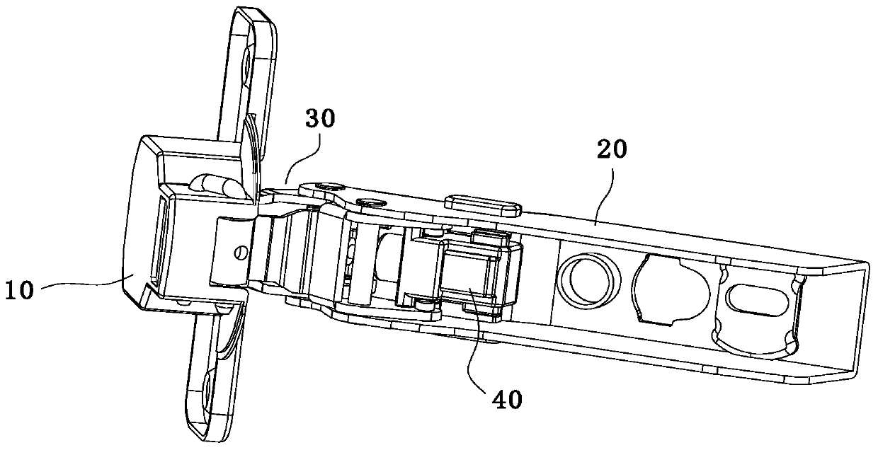 Hinge and household device with same