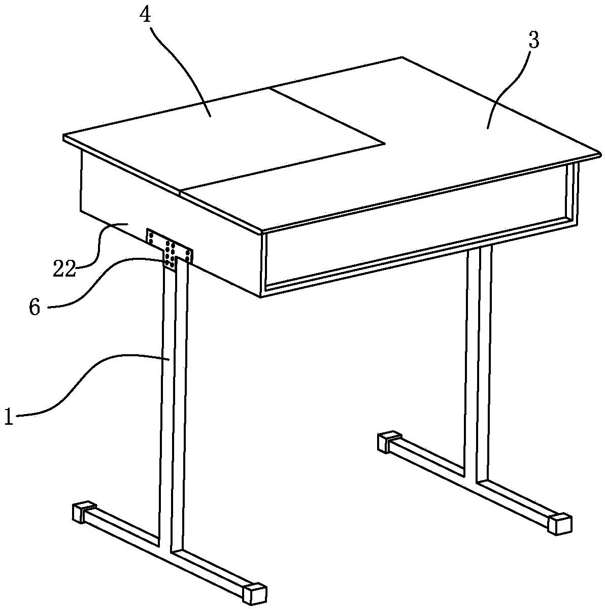 Multifunctional comfortable desk