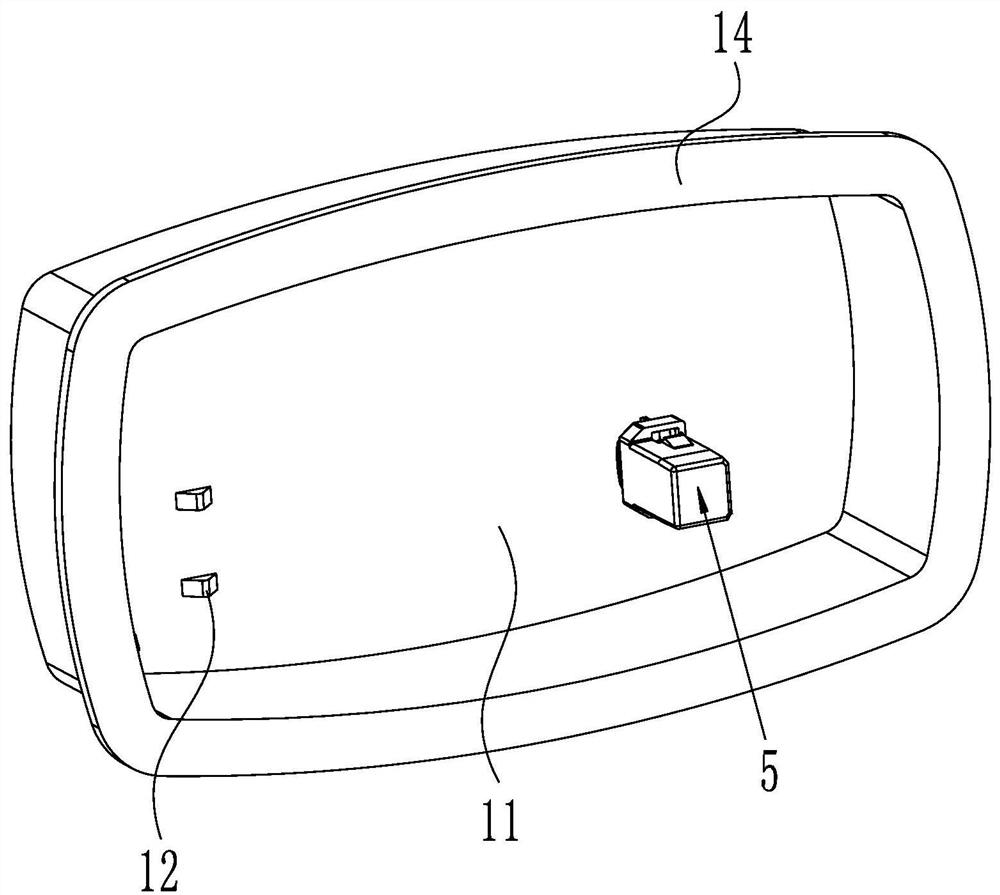 Integrated vehicle lamp with fixed lighting and movable lighting functions