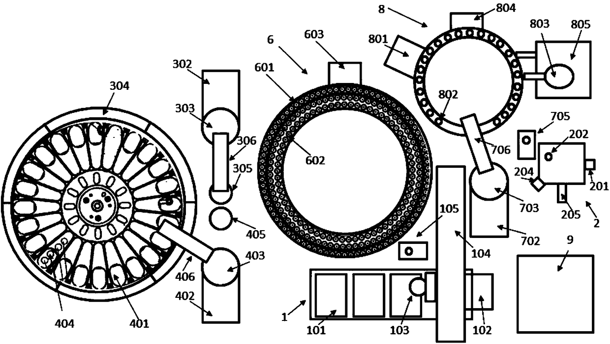 Time sequence control method and system for chemiluminescence immunoassay device