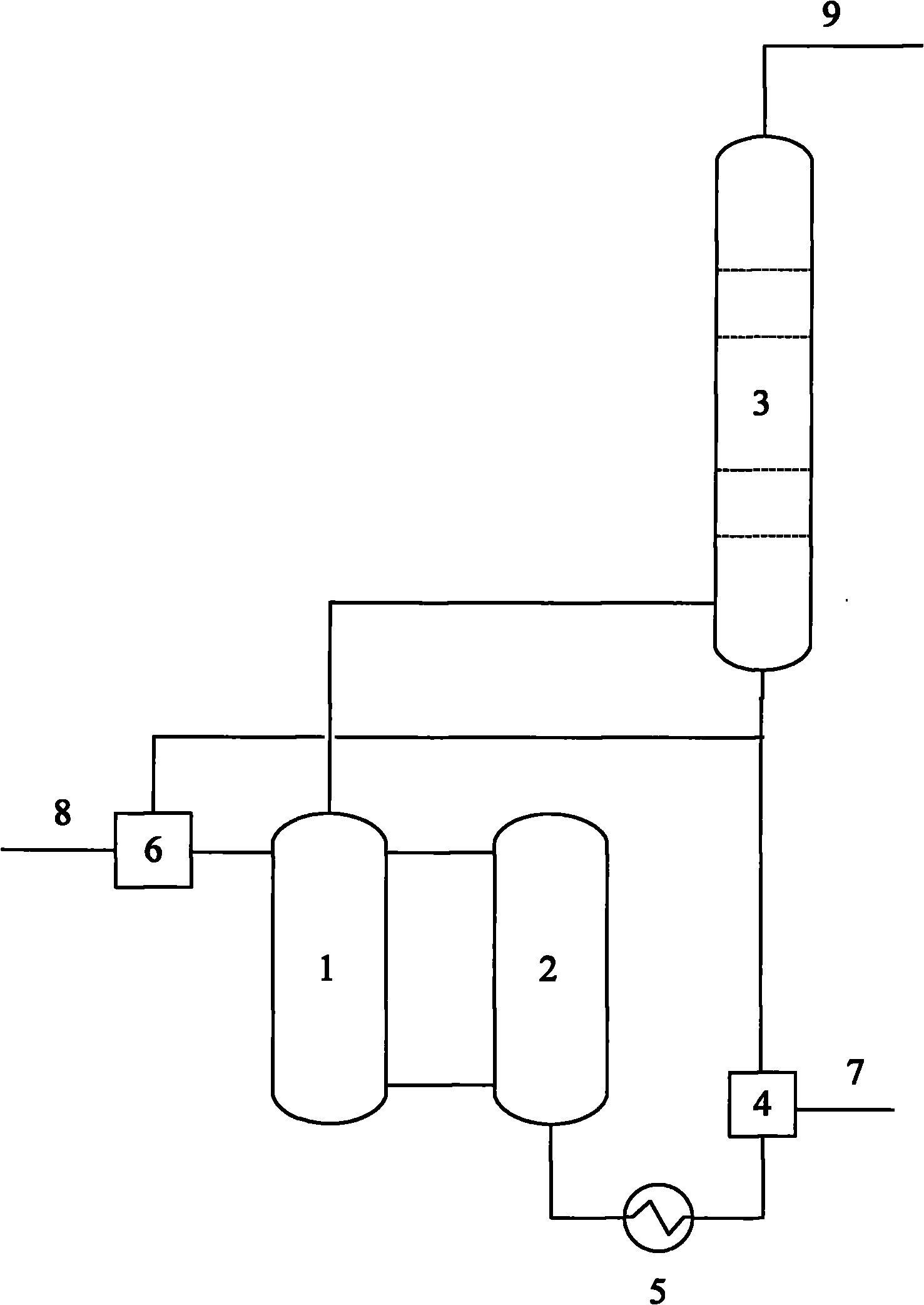 Liquid phase fluorination reaction device