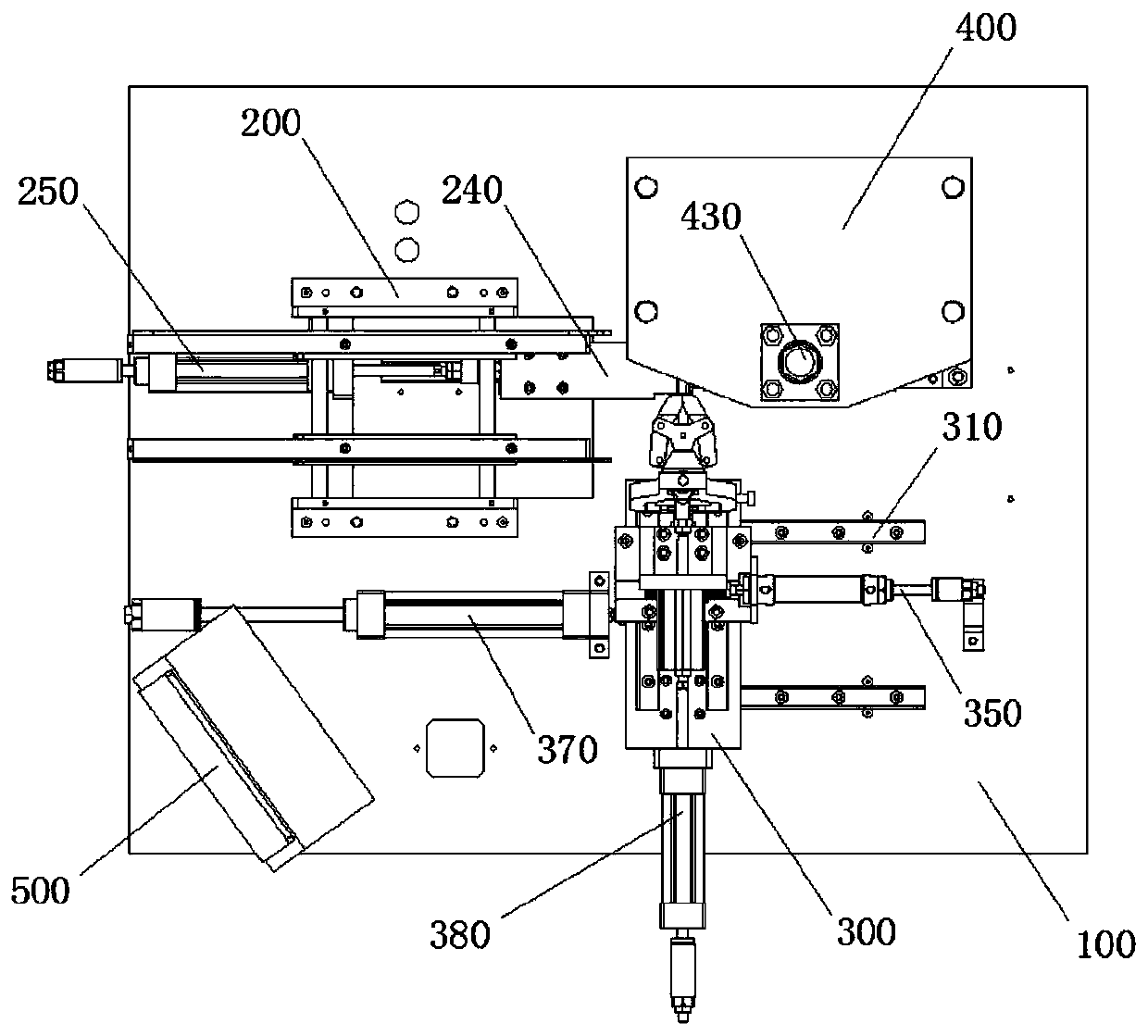 Silencing pipe punching machine