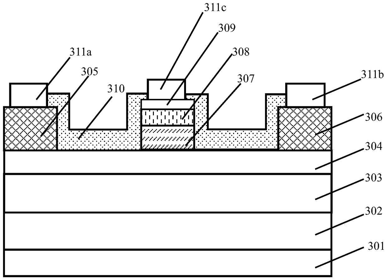 A transistor based on an enhanced gate structure and its preparation method