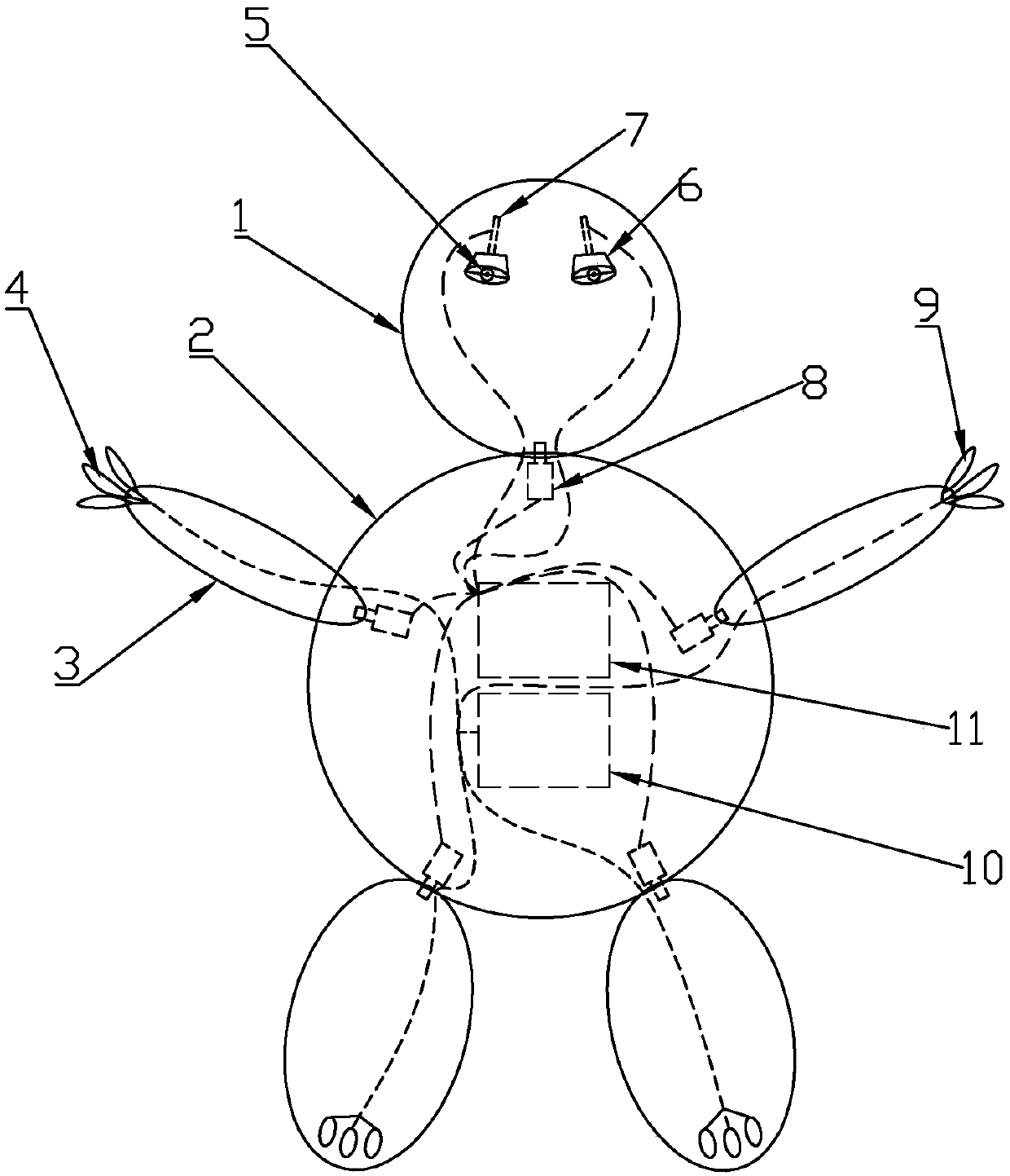 Electronic pet based on Kinect technology