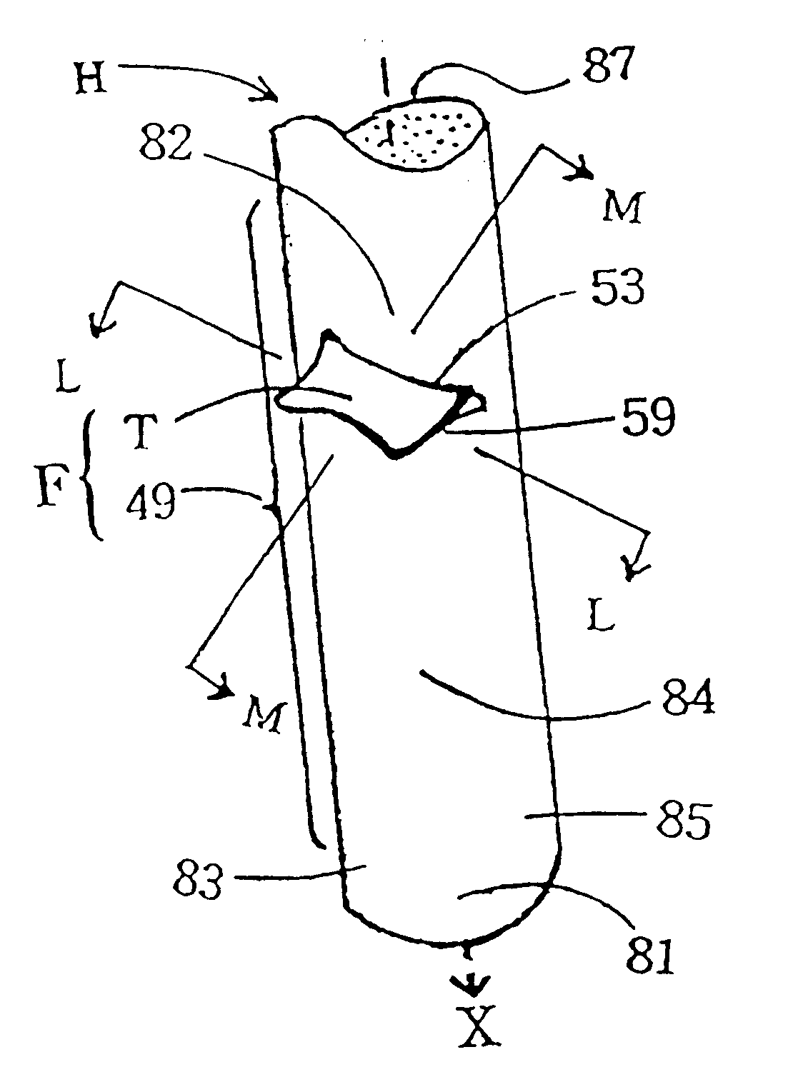 Finger supporting structure