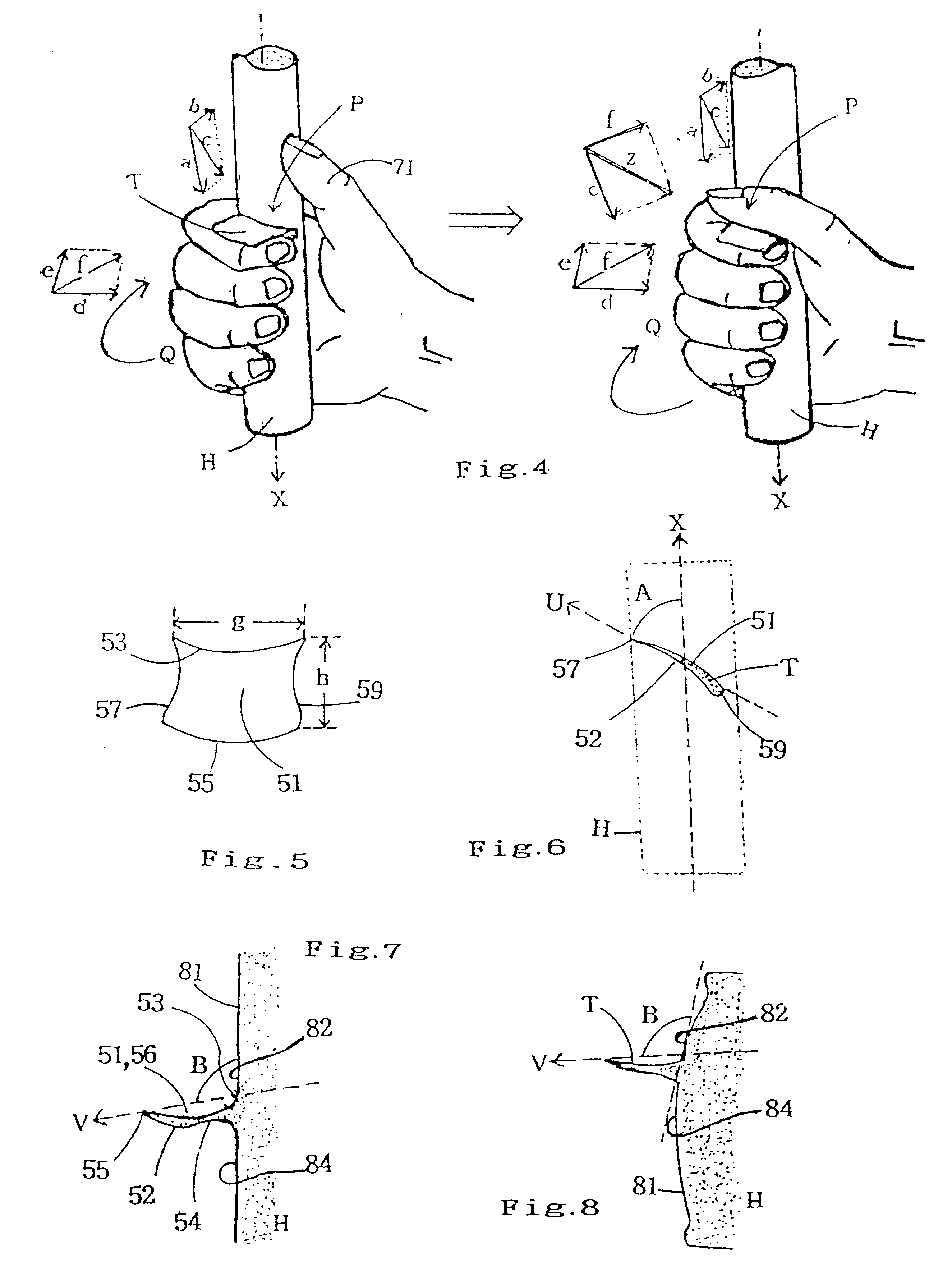 Finger supporting structure