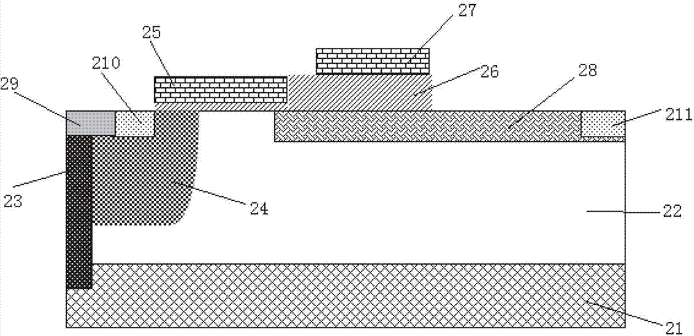 Radio frequency horizontal double-diffusion-field effect transistor and manufacturing method thereof