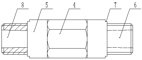 Grounding device connector for mechanized construction based on whole process