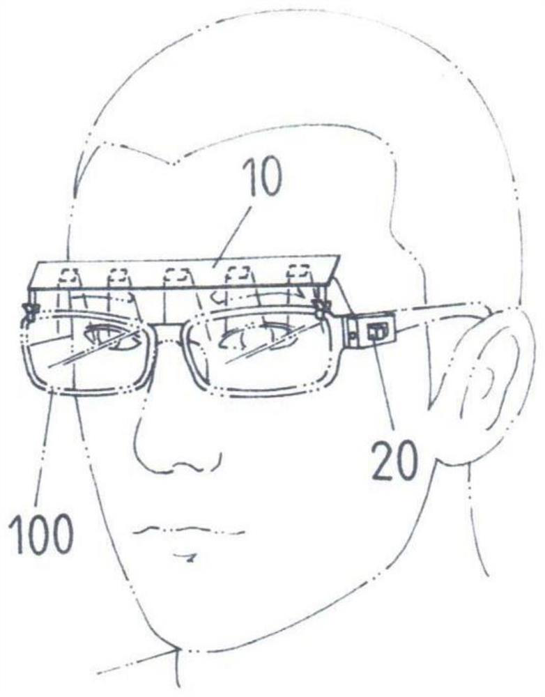 Myopia-preventing lighting device for lighting eyeballs and peripheral tissues of eyeballs