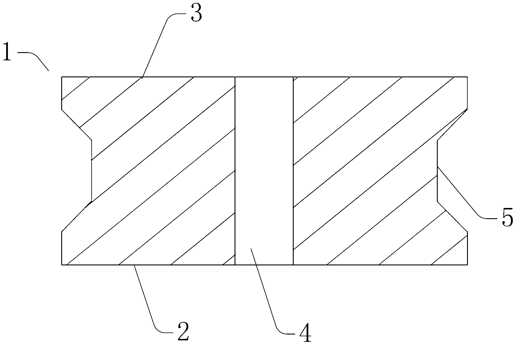 Suspension device with members on side surfaces