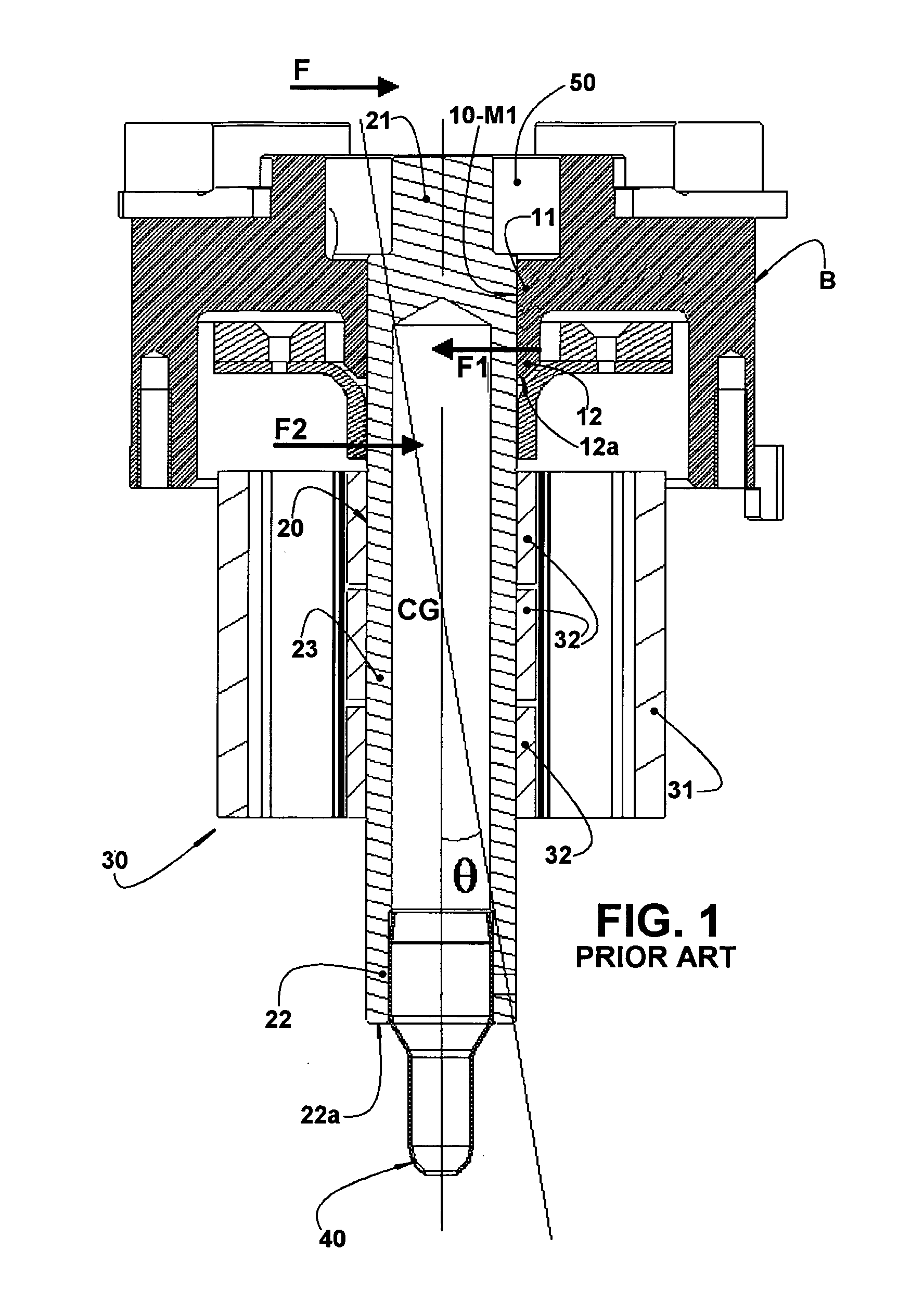 Mounting arrangement for an eccentric shaft in a refrigeration compressor