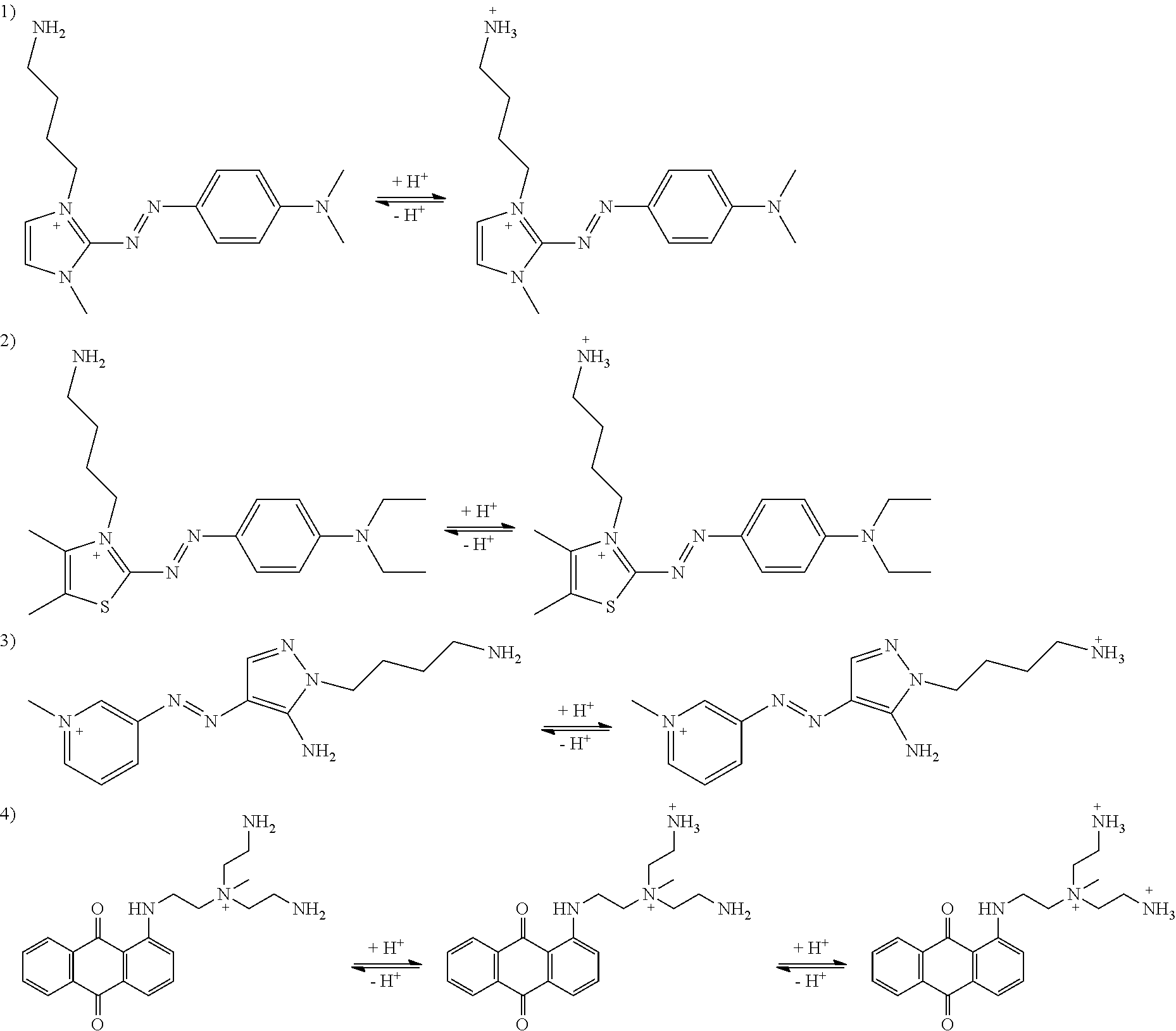 Compositions for Dyeing Hair with Cationic Direct Dyes