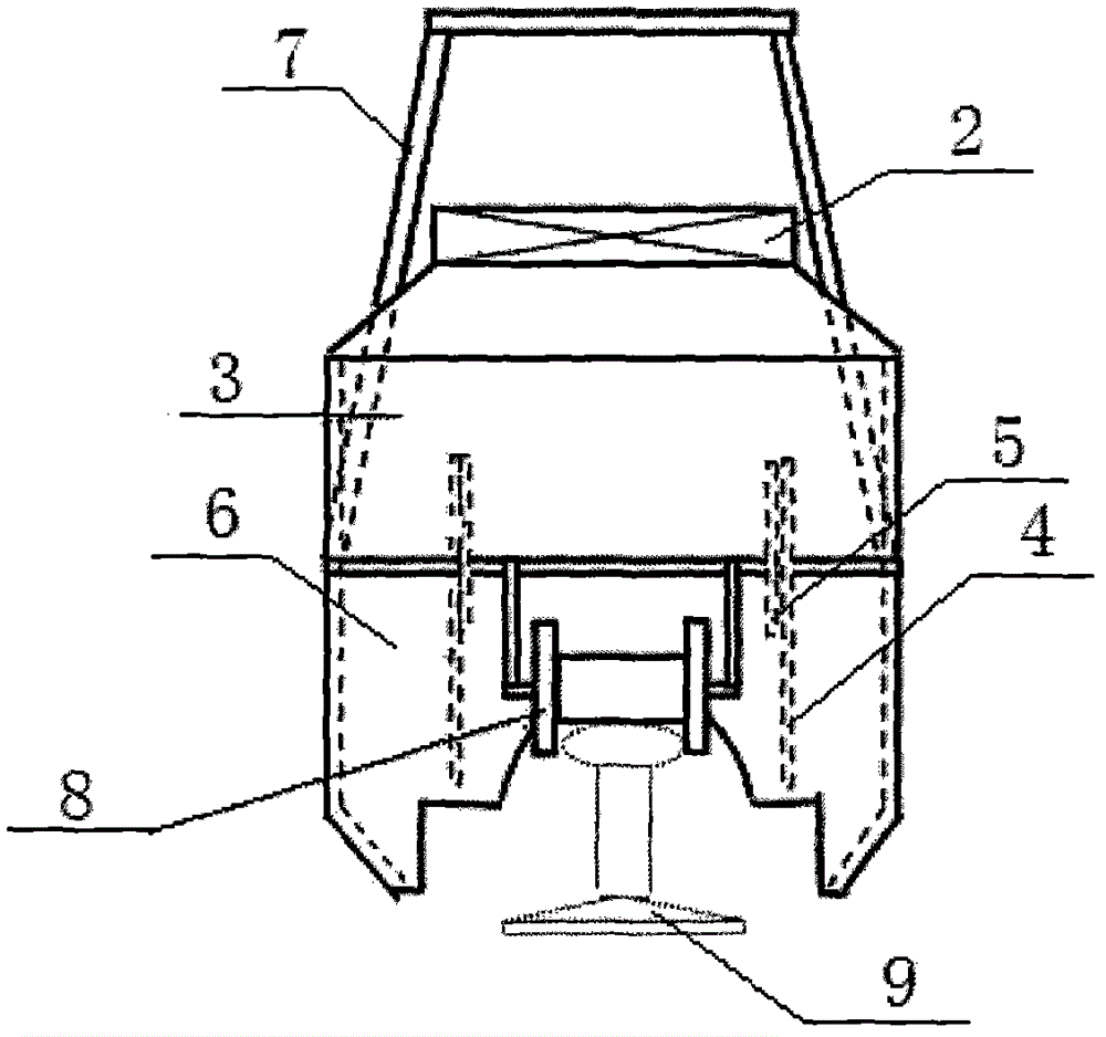 Cooler for cooling on-site welded joint of long steel rail and using method for cooler