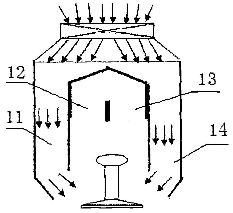 Cooler for cooling on-site welded joint of long steel rail and using method for cooler