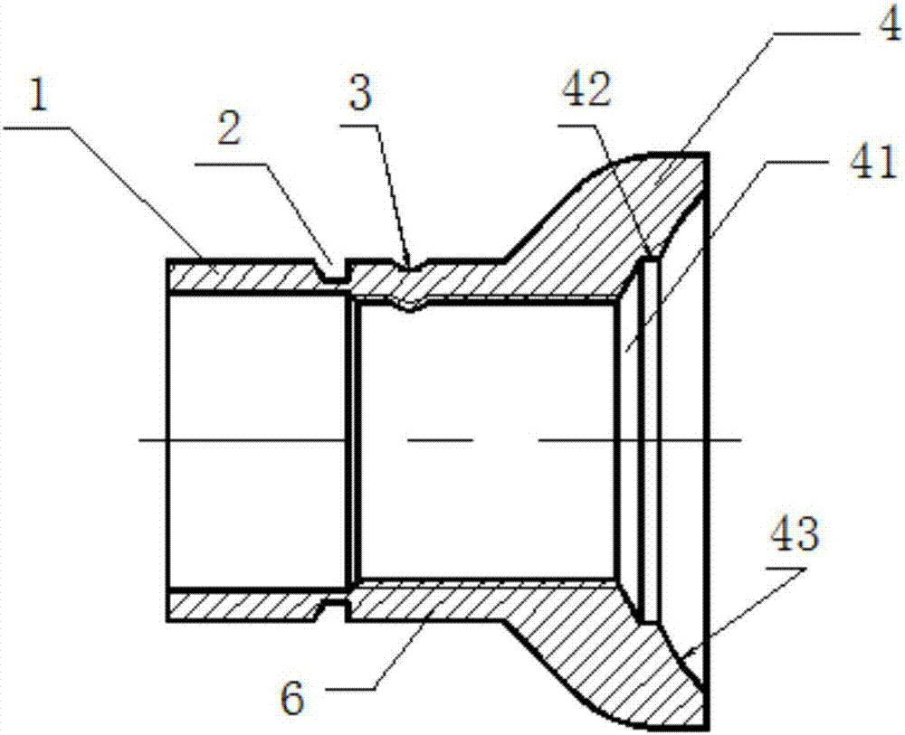 Self-locking nut for oblique plane installation