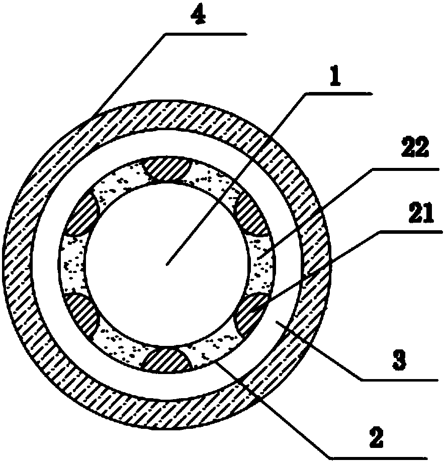 Silenced PPR water supply pipe structure