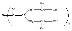 Beta-hydroxyalkylamide and preparation method thereof