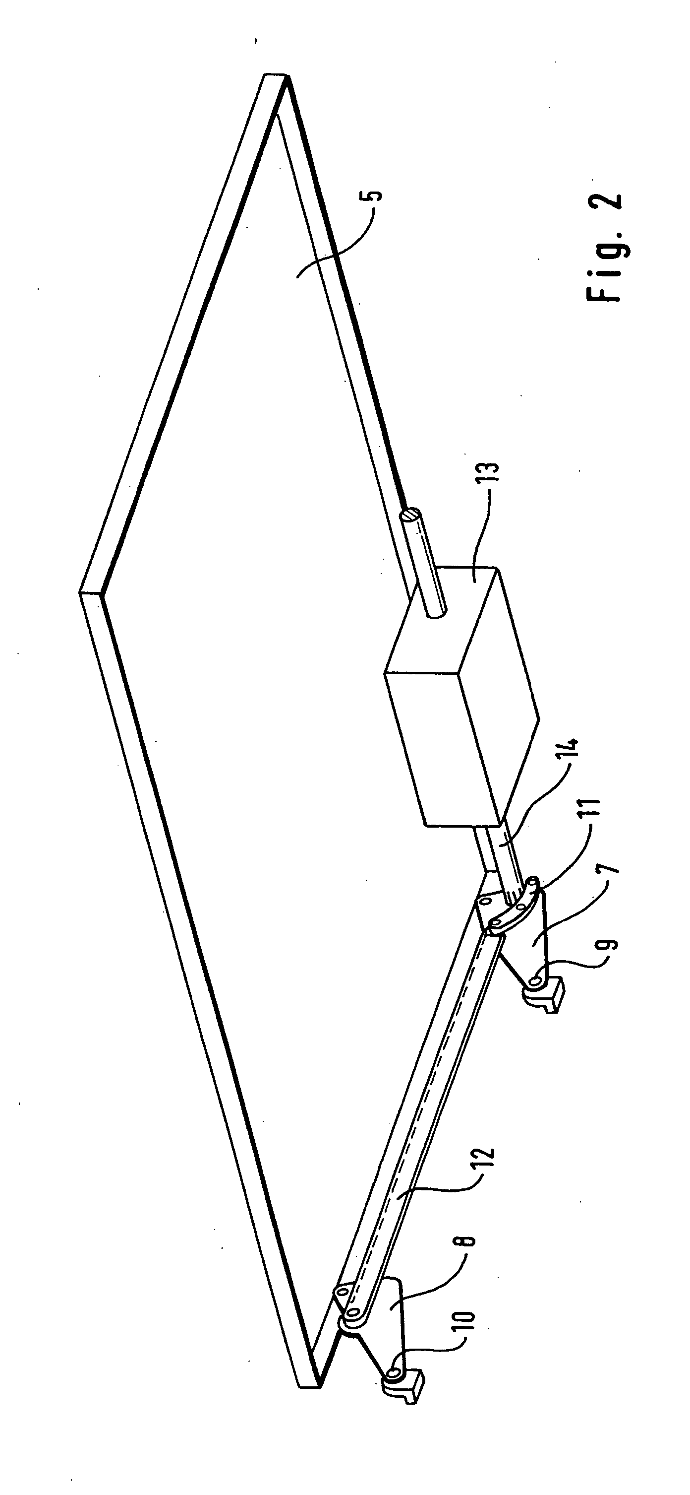 Loading floor for a vehicle and loading apparatus