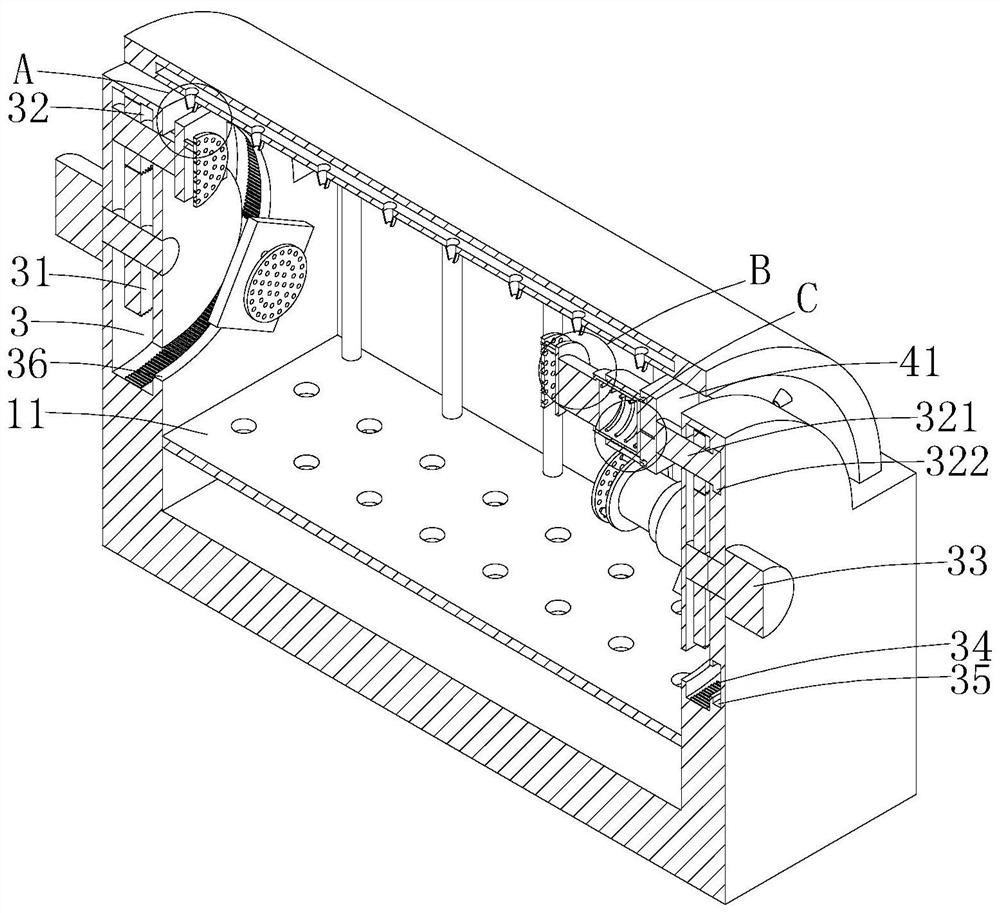 Shell cleaning device for smart lock production