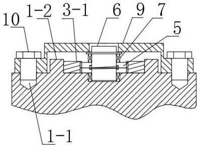 An inner hole boring cutter adjustment seat