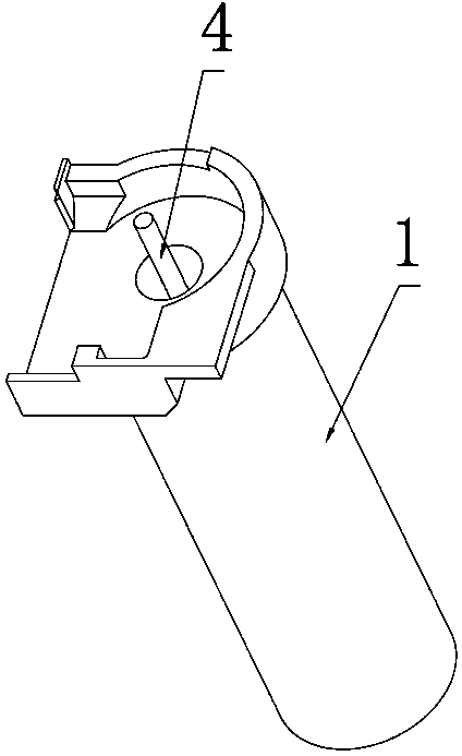 High frequency head-used rubber core assembling structure