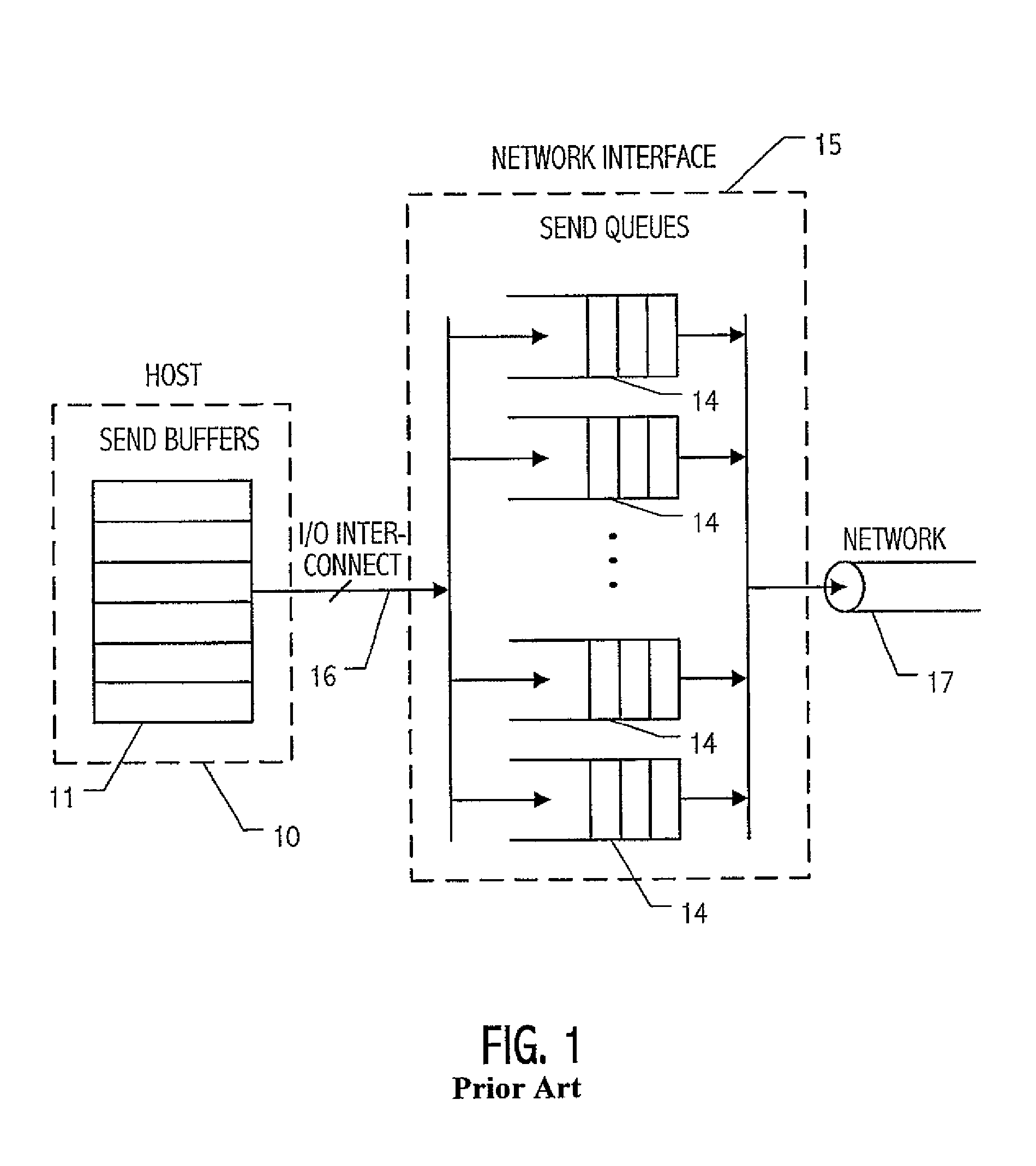 Prefetching techniques for network interfaces