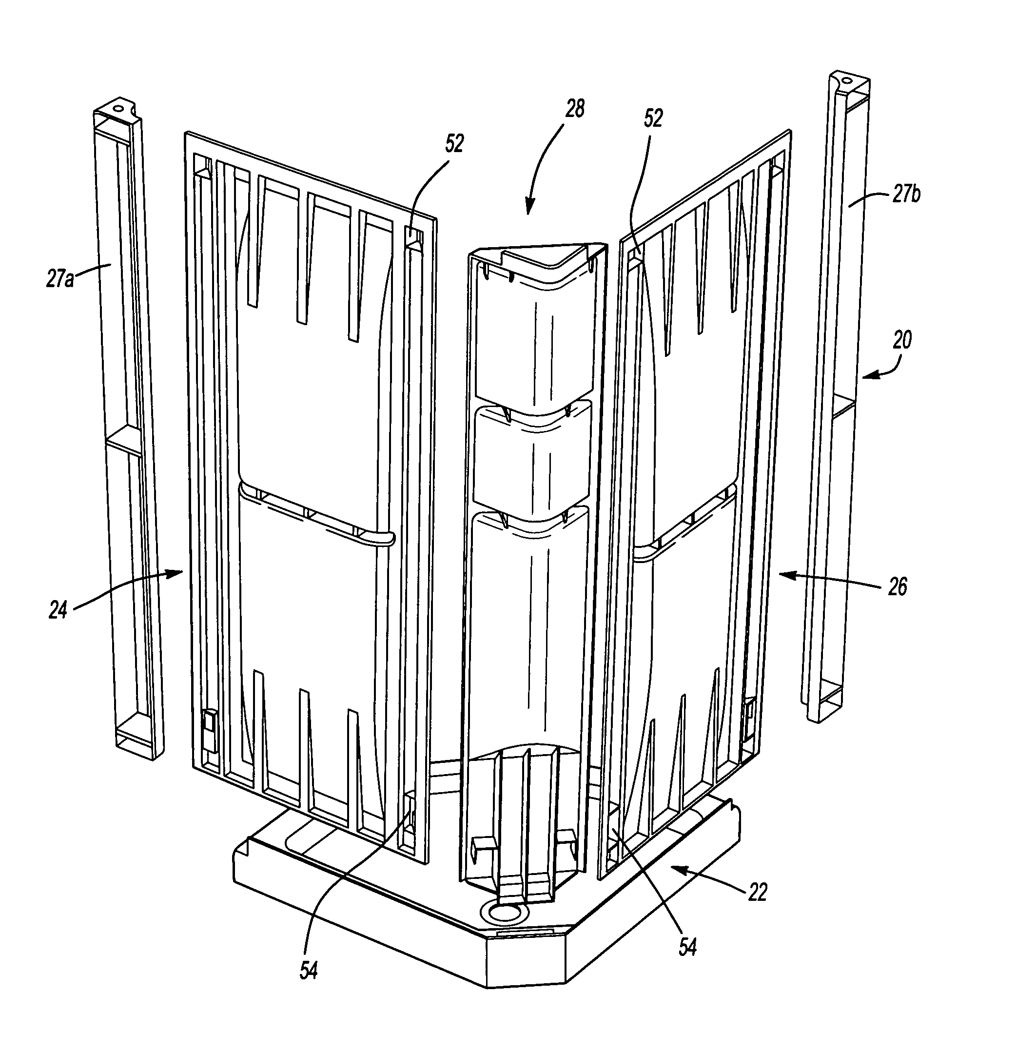 Shower surround structure