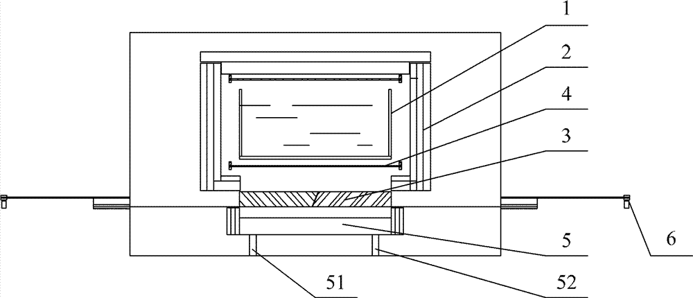 Polycrystalline ingot furnace and its hot door device