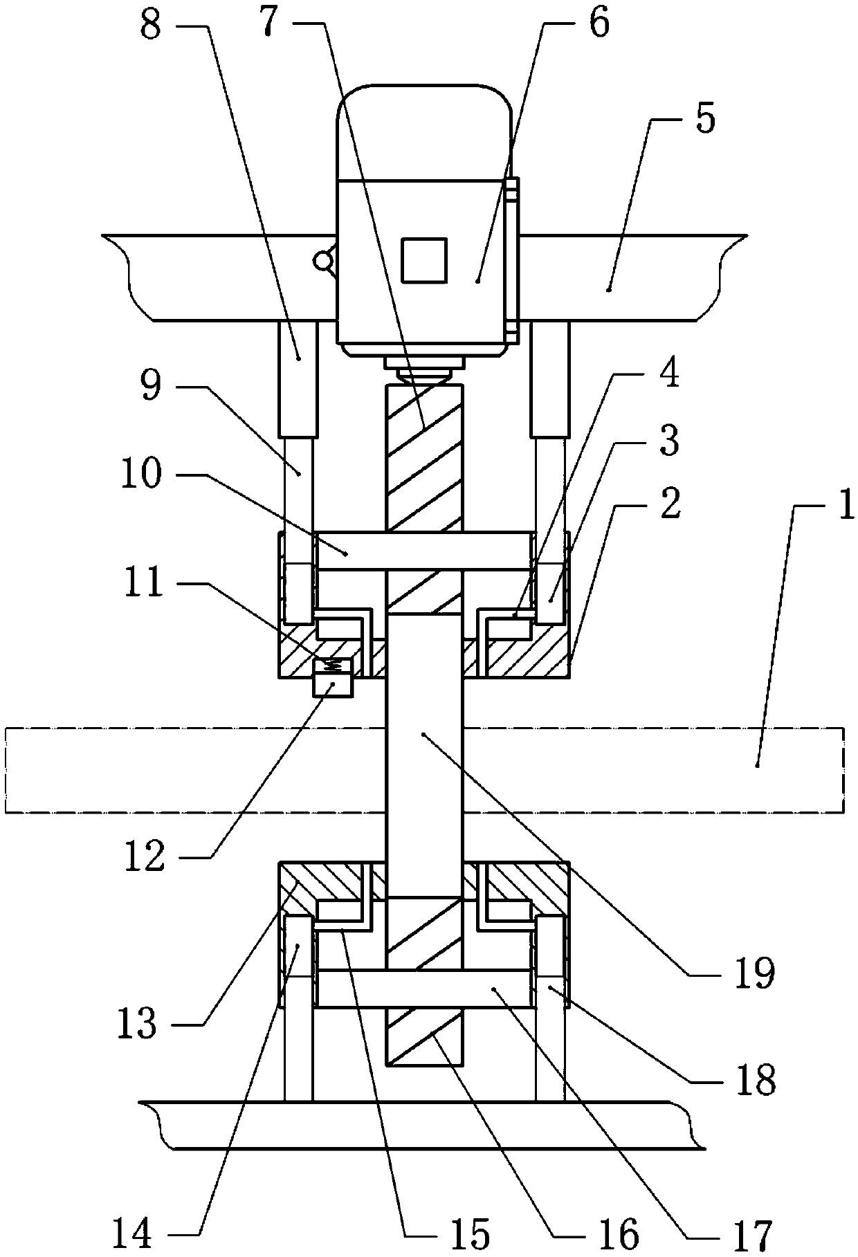 Grid leveling device