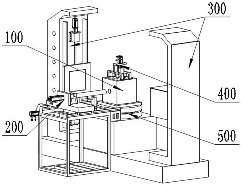 Visual device for simulating tunnel excavation