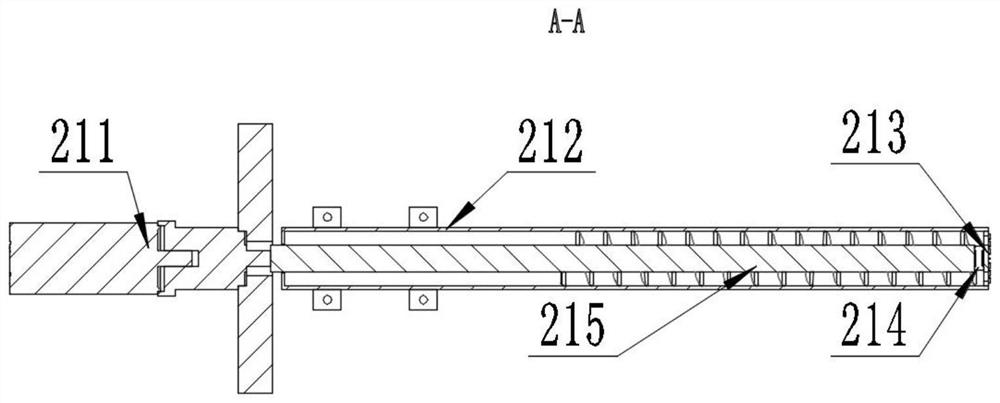 Visual device for simulating tunnel excavation