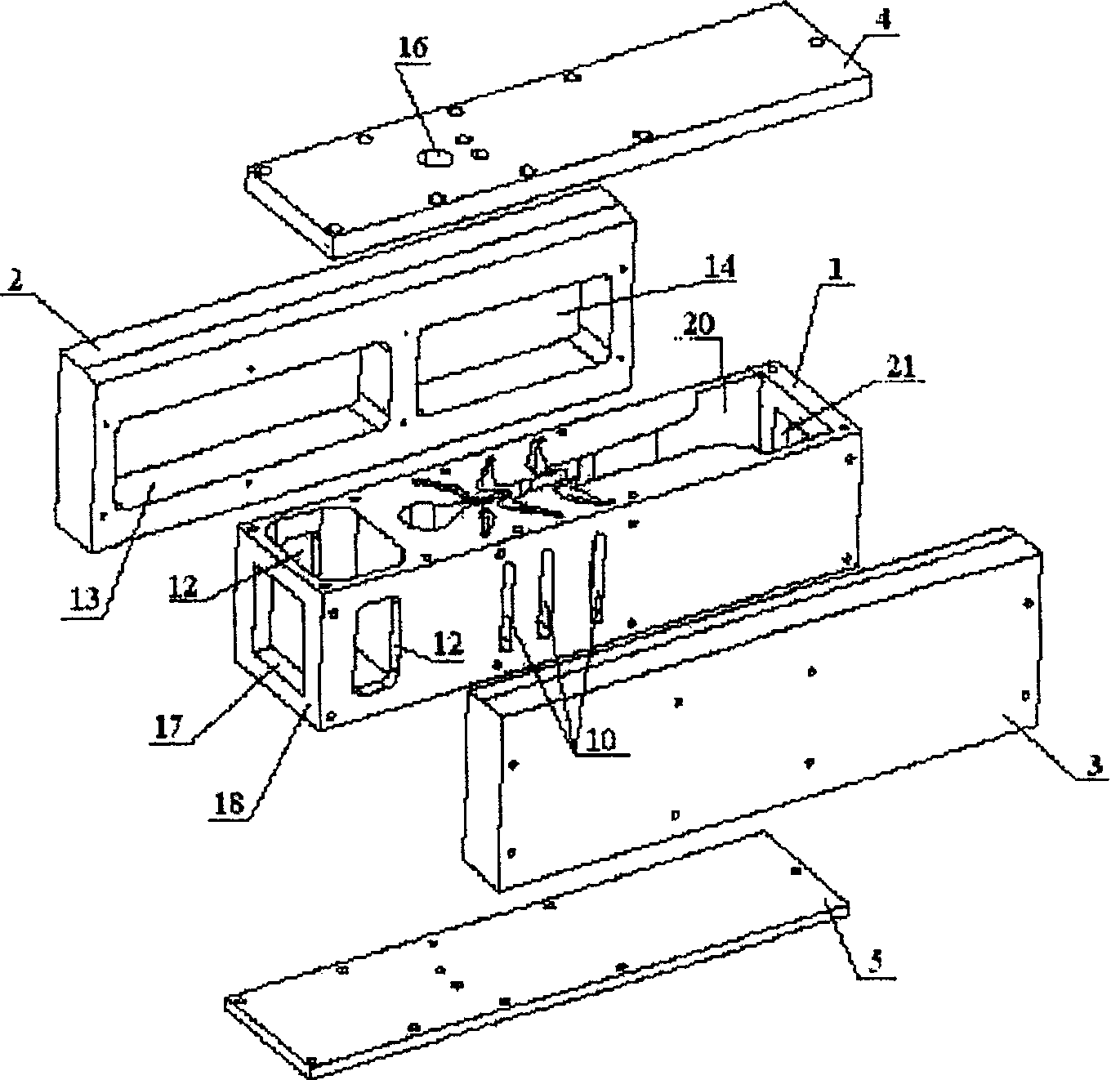 Gas blowing type negative pressure air-suction device