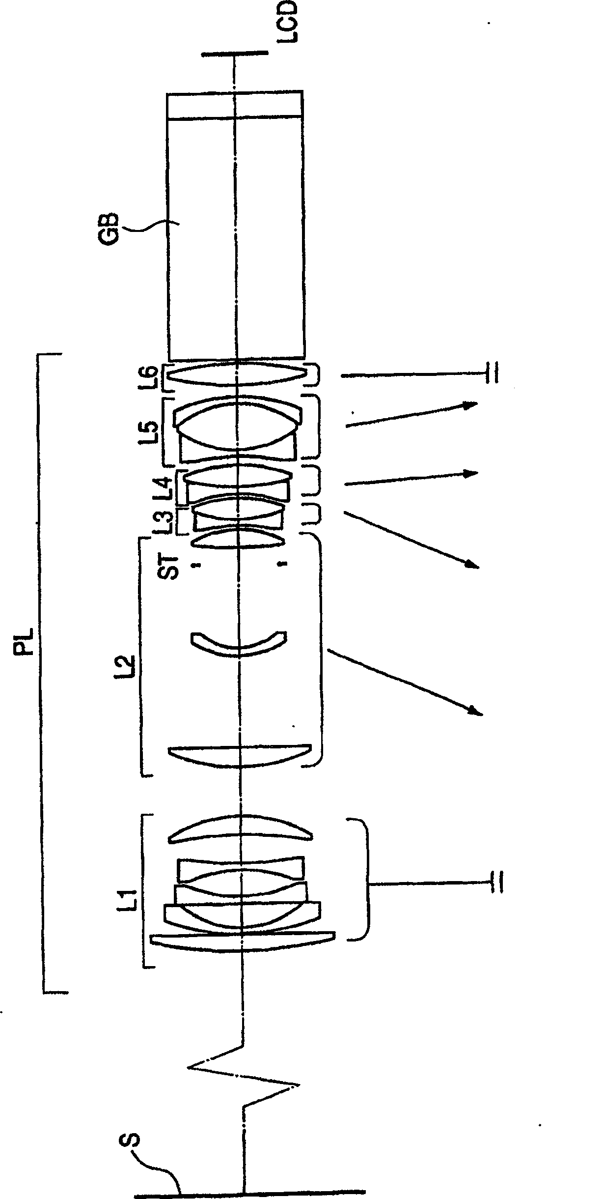 Projection optical system and image projection apparatus using the systems