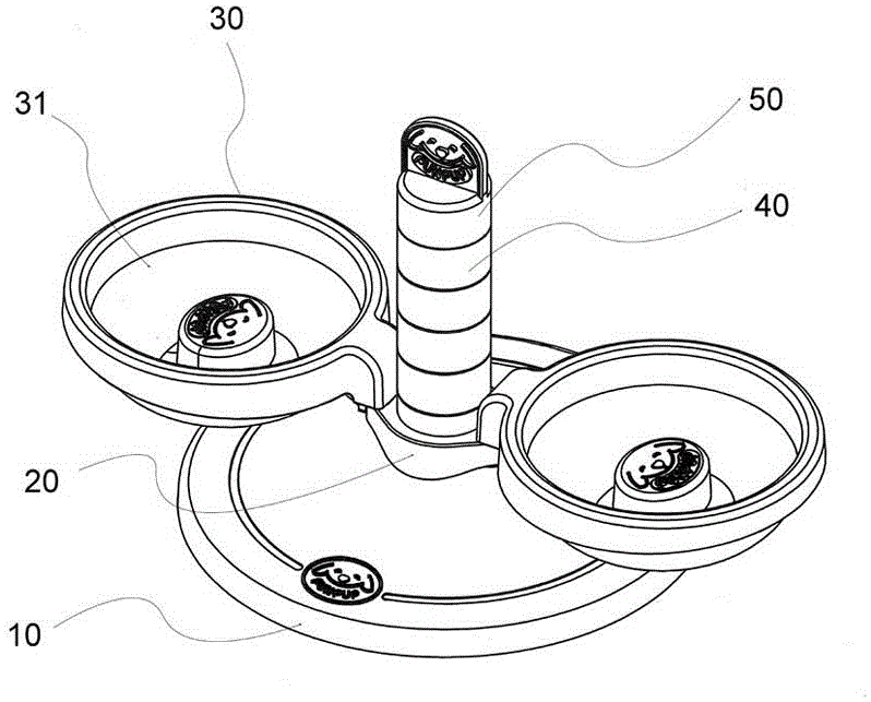 Structure of pet feeder