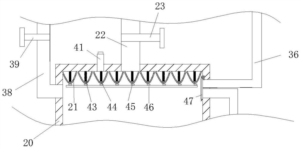 Denitration combustion device of biomass boiler