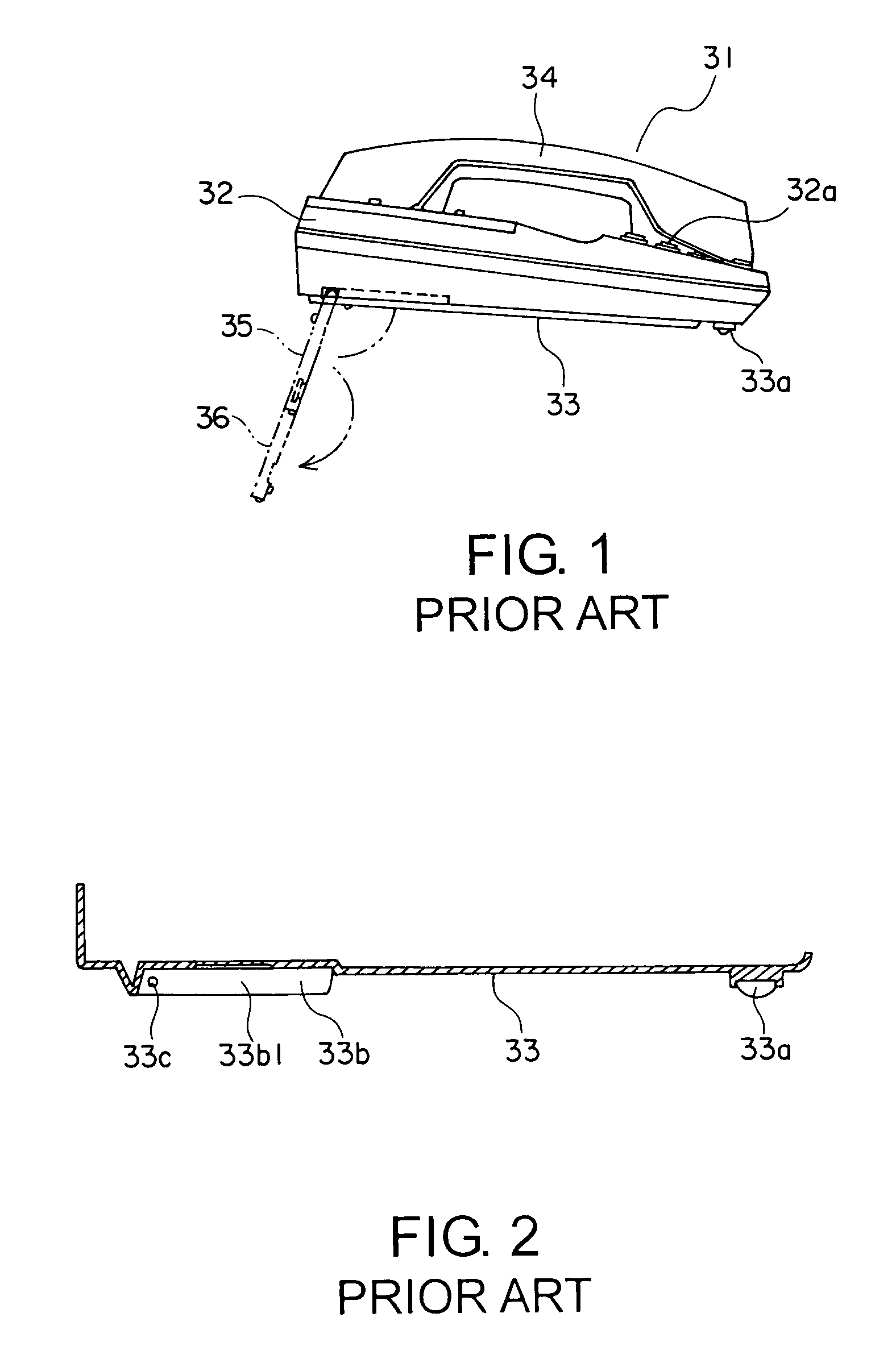 Tilt-leg-breakage prevention mechanism of terminal device