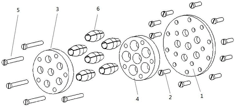 Double-direction movable stay-cable anchoring device for saddle type cable tower zone of low tower cable-stayed bridge