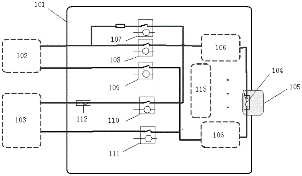 Fault handling system and handling method of lithium ion power battery system