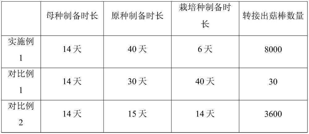 Preparation method of edible fungus liquid strain