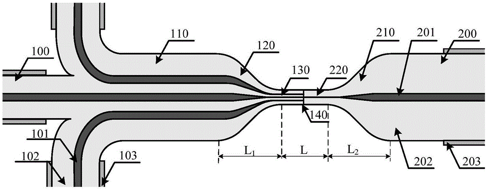 Fusion tapered optical fiber power beam combiner and manufacturing method thereof