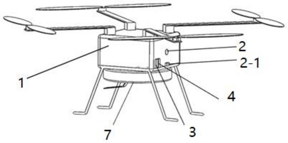 Unmanned aerial vehicle rescue system capable of throwing materials based on infrared and light sensation recognition